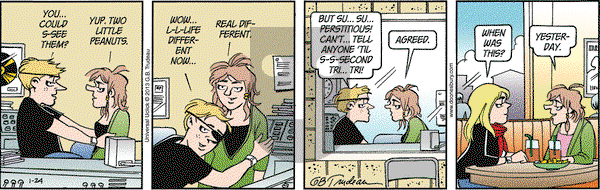 Doonesbury on Thursday January 24, 2013 Comic Strip