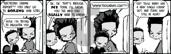 The Boondocks on Wednesday January 17, 2007 Comic Strip