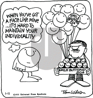 Ziggy on Tuesday January 11, 1972 Comic Strip