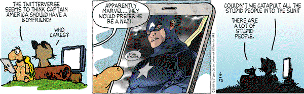 Over the Hedge on Monday June 13, 2016 Comic Strip