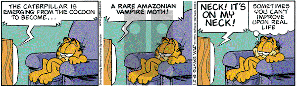 Garfield on Saturday September 21, 2002 Comic Strip