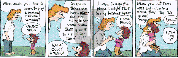 Cul de Sac on Friday April 14, 2017 Comic Strip