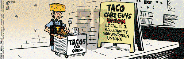 La Cucaracha on Monday February 28, 2011 Comic Strip