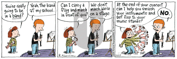 Cul de Sac on Monday November 17, 2008 Comic Strip