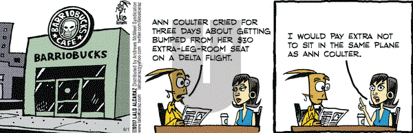 La Cucaracha on Tuesday August 1, 2017 Comic Strip