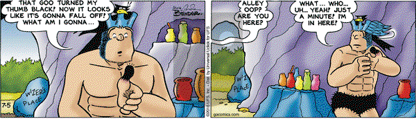 Alley Oop on Tuesday July 5, 2016 Comic Strip