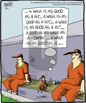 In the Bleachers on Saturday July 11, 2015 Comic Strip
