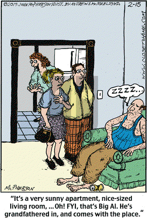 Close to Home on Friday February 15, 2019 Comic Strip