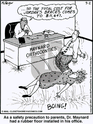 Close to Home on Tuesday September 2, 2003 Comic Strip