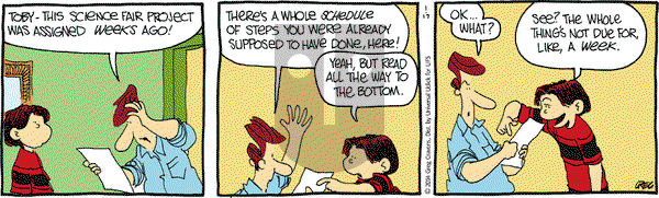 The Buckets on Friday January 17, 2014 Comic Strip