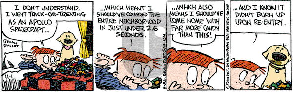 Red and Rover on Thursday November 1, 2001 Comic Strip