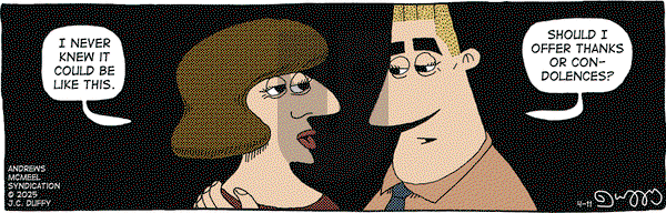 The Fusco Brothers on Friday April 11, 2025 Comic Strip