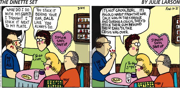 The Dinette Set - Sunday March 24, 2013 Comic Strip