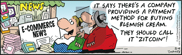 Frank and Ernest - Saturday August 4, 2018 Comic Strip
