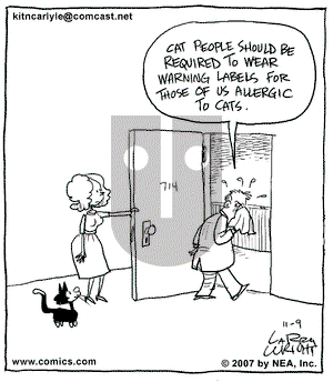 Kit 'N' Carlyle on Friday November 9, 2007 Comic Strip