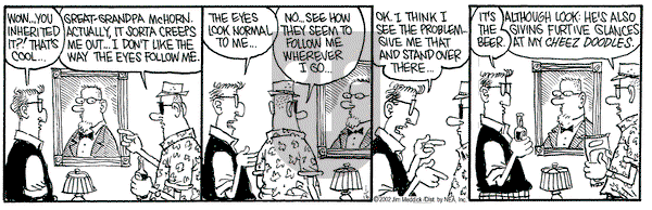 Monty on Sunday September 1, 2002 Comic Strip