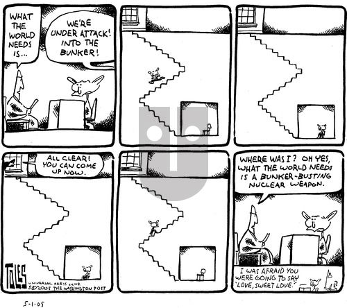 Tom Toles on Sunday May 1, 2005 Comic Strip