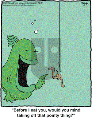 In the Bleachers on Tuesday October 14, 2025 Comic Strip