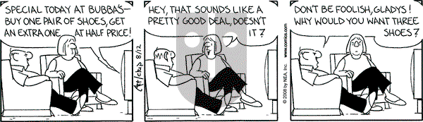 The Born Loser on Tuesday August 12, 2008 Comic Strip