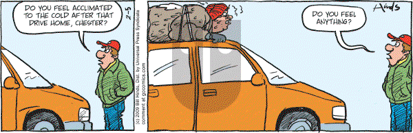 Cleats - Thursday February 5, 2009 Comic Strip