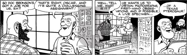 Alley Oop on Tuesday November 18, 1975 Comic Strip