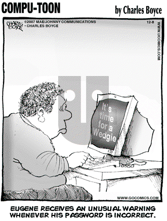 Compu-toon on Saturday December 8, 2007 Comic Strip