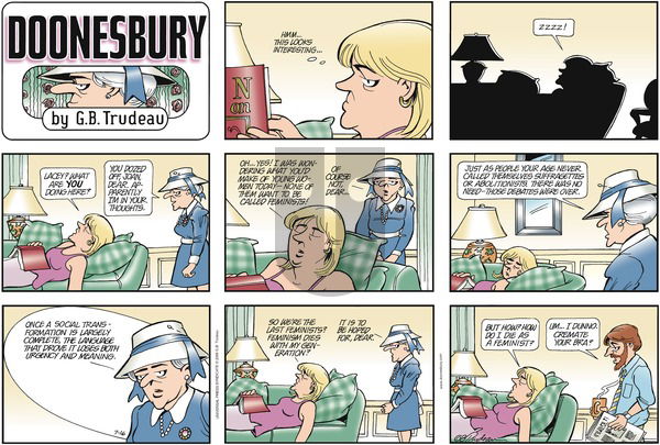 Doonesbury on Sunday July 16, 2006 Comic Strip