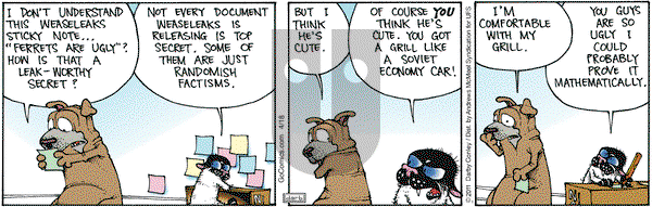Get Fuzzy on Friday April 18, 2025 Comic Strip