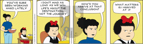 Nancy on Tuesday April 7, 2020 Comic Strip