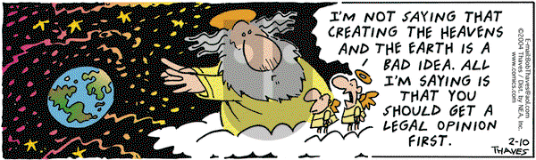 Frank and Ernest on Tuesday February 10, 2004 Comic Strip