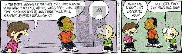 The Buckets - Saturday December 9, 2023 Comic Strip