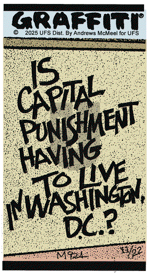 Graffiti on Saturday November 22, 2025 Comic Strip