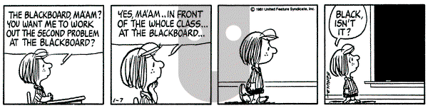 Peanuts on Wednesday January 7, 1981 Comic Strip