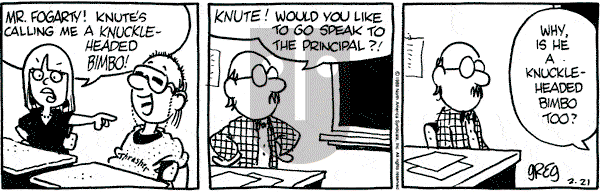 Luann on Tuesday February 21, 1989 Comic Strip