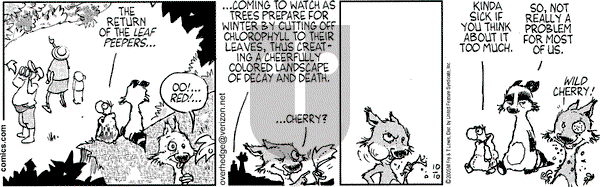 Over the Hedge on Monday October 10, 2005 Comic Strip