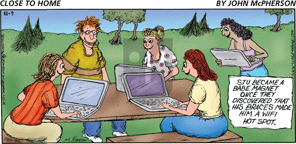 Close to Home on Sunday October 9, 2011 Comic Strip