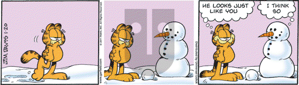 Garfield - Thursday January 20, 2011 Comic Strip