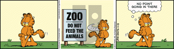Garfield on Thursday November 13, 2014 Comic Strip
