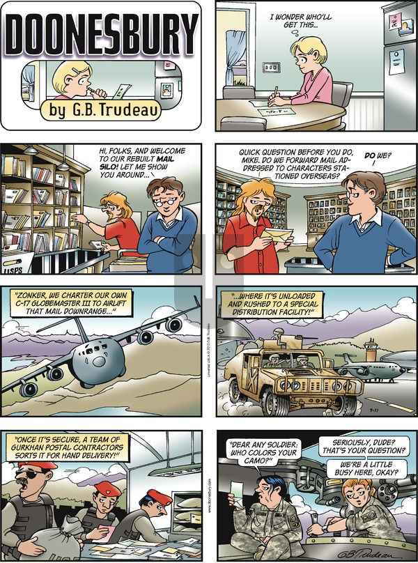 Doonesbury on Sunday July 11, 2010 Comic Strip
