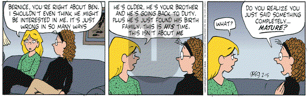 Luann on Thursday February 15, 2007 Comic Strip