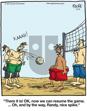 In the Bleachers on Friday October 12, 2007 Comic Strip