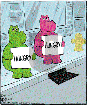 Brevity on Monday February 17, 2014 Comic Strip