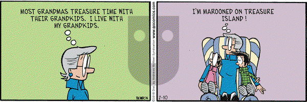 Grand Avenue on Saturday February 10, 2018 Comic Strip