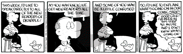 Drabble on Tuesday May 24, 2005 Comic Strip