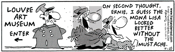 Frank and Ernest on Friday July 25, 1997 Comic Strip