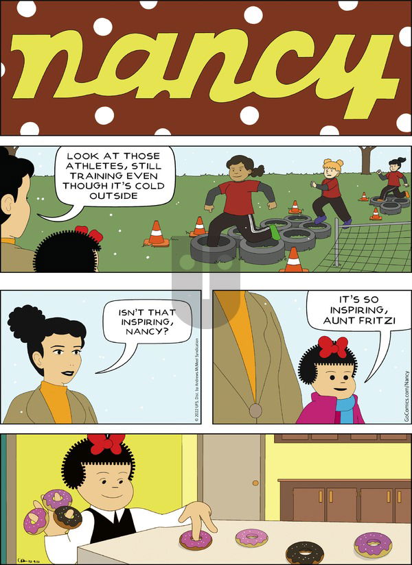 Nancy - Sunday December 4, 2022 Comic Strip