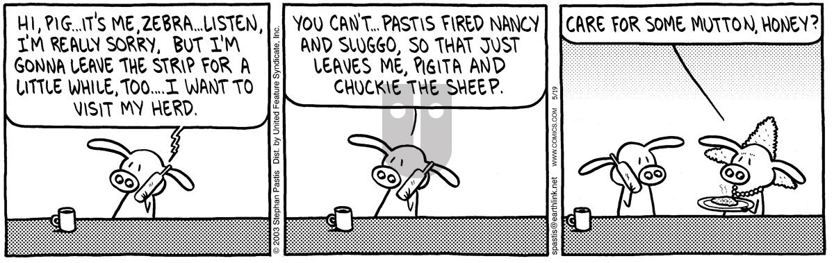 Pearls Before Swine - Monday May 19, 2003 Comic Strip