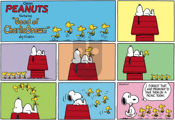 Peanuts - Sunday September 4, 2005 Comic Strip