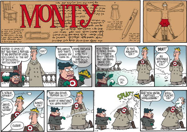 Monty on Sunday January 19, 2014 Comic Strip