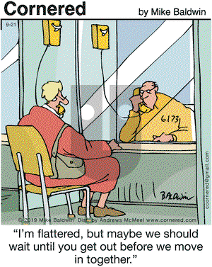 Cornered on Saturday September 21, 2019 Comic Strip